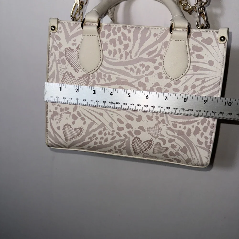 BETSEY JOHNSON Womens‎ NWT Crossbody Satchel Top-Handle Bag/Card Case/Wide Strap